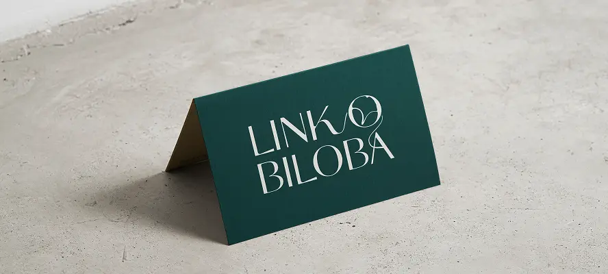 Carte de visite identité visuelle Linkobiloba