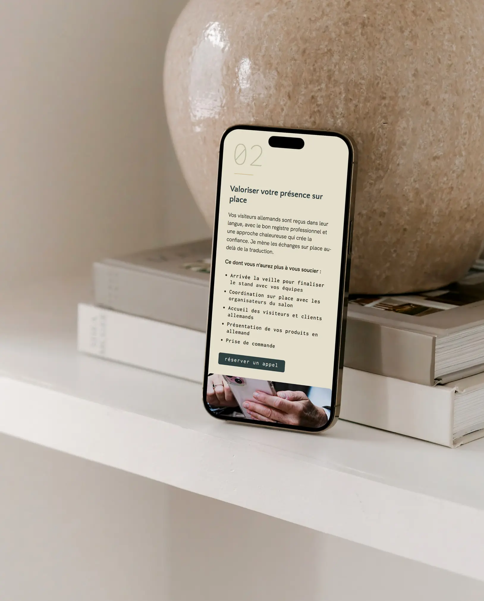 site web responsive mobile page service